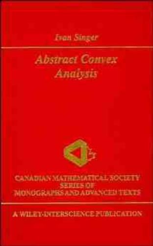 Cover image for Abstract Convex Analysis