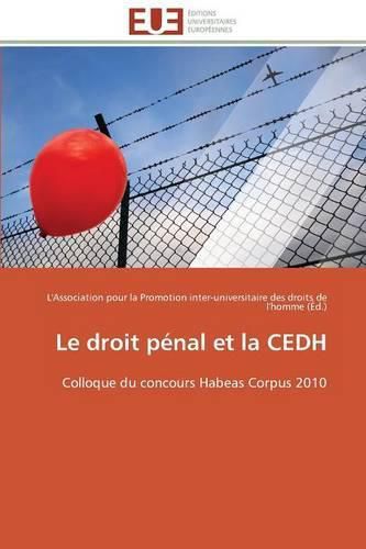 Cover image for Le Droit P nal Et La Cedh