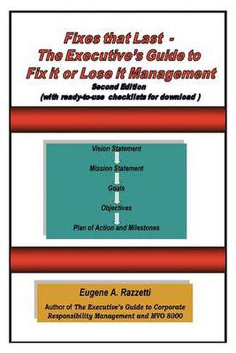 Cover image for Fixes That Last - The Executive's Guide to Fix It or Lose It Management