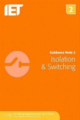 Cover image for Guidance Note 2: Isolation & Switching