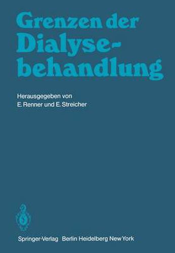 Cover image for Grenzen der Dialysebehandlung