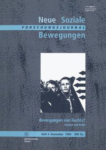 Forschungsjournal Neue Soziale Bewegungen