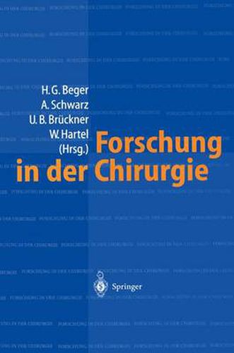 Cover image for Forschung in Der Chirurgie