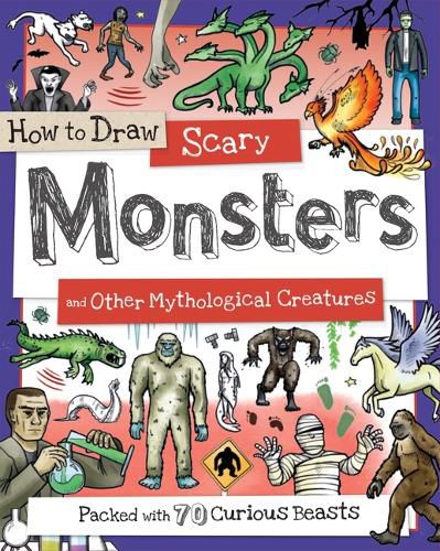 Cover image for How to Draw Scary Monsters and Other Mythical Creatures