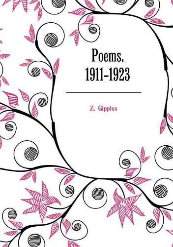 Cover image for Poems. 1911-1923