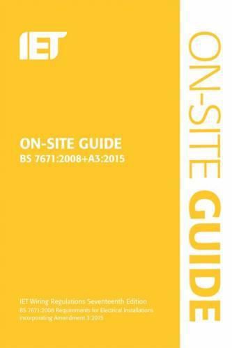 Cover image for On-Site Guide (BS 7671:2008+A3:2015)