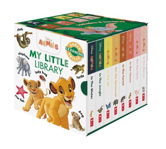 Cover image for Disney Animals: My Little 8-Book Library Cube