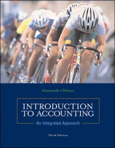 Cover image for Introduction to Accounting: an Integrated Approach