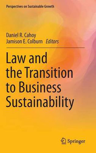 Cover image for Law and the Transition to Business Sustainability