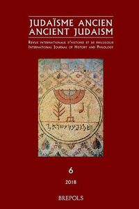 Cover image for Judaisme Ancien - Ancient Judaism, 6, 2018