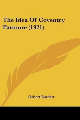 The Idea of Coventry Patmore (1921)