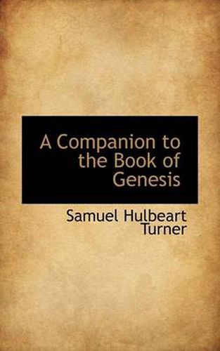 Cover image for A Companion to the Book of Genesis