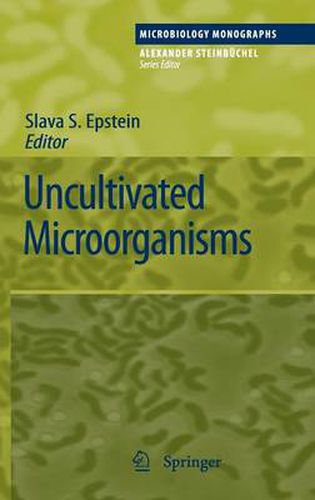 Cover image for Uncultivated Microorganisms