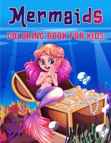 Cover image for Mermaids Coloring Book For Kids