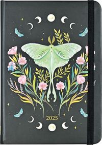 Cover image for 2025 Luna Moth Weekly Planner (16 Months, Sept 2024 to Dec 2025)