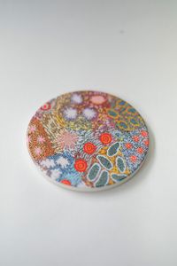 Cover image for Aboriginal Grandmother's Country Ceramic Coaster