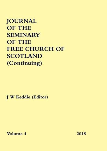 Cover image for Journal of the Seminary of the Free Church of Scotland (Continuing)