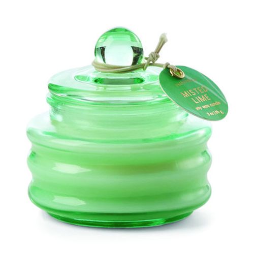 Cover image for Beam 3 oz Glass Candle Bright Green Misted Lime