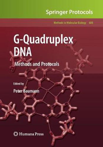 G-Quadruplex DNA: Methods and Protocols