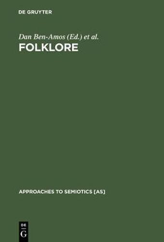 Cover image for Folklore: Performance and Communication