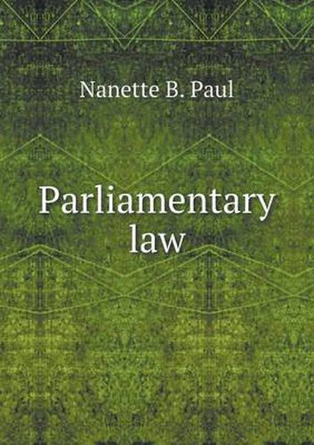 Parliamentary law