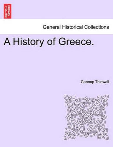 Cover image for A History of Greece.