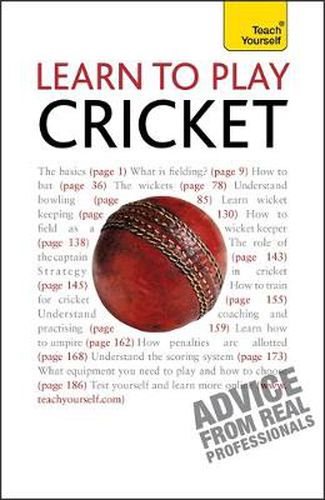 Cover image for Learn to Play Cricket: Teach Yourself