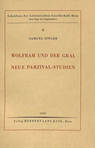 Cover image for Wolfram Und Der Gral: Neue Parzival-Studien