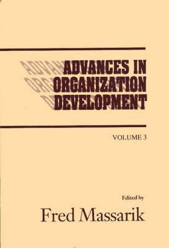 Cover image for Advances in Organizational Development, Volume 3