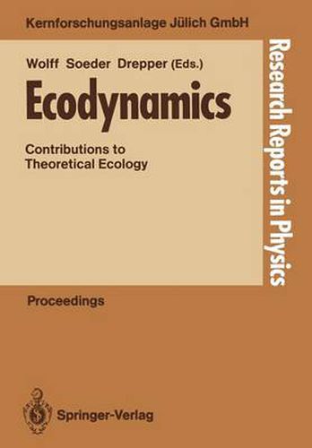 Cover image for Ecodynamics: Contributions to Theoretical Ecology