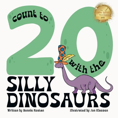 Cover image for Count to 20 with the Silly Dinosaurs