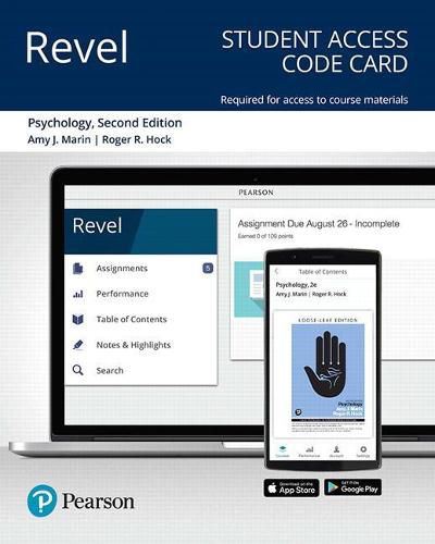 Cover image for Revel for Psychology -- Access Card