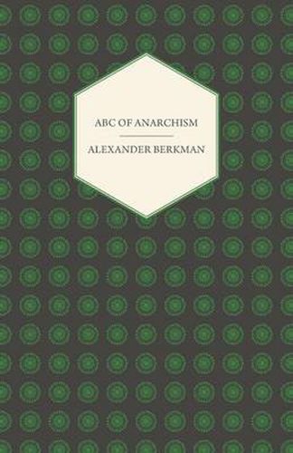 Cover image for ABC of Anarchism