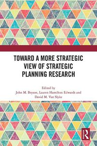 Cover image for Toward a More Strategic View of Strategic Planning Research