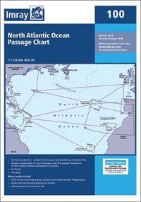 Cover image for Imray Chart 100: North Atlantic Ocean Passage Chart