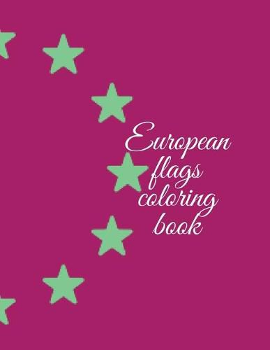 Cover image for European flags coloring book