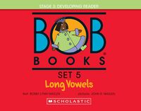 Cover image for Bob Books - Long Vowels Hardcover Bind-Up Phonics, Ages 4 and Up, Kindergarten, First Grade (Stage 3: Developing Reader)