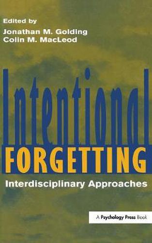 Cover image for Intentional Forgetting: Interdisciplinary Approaches