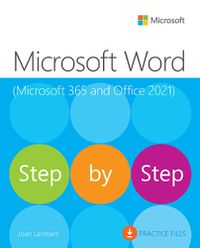 Cover image for Microsoft Word Step by Step (Office 2021 and Microsoft 365)