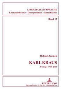 Cover image for Karl Kraus: Beitraege 1980-2010