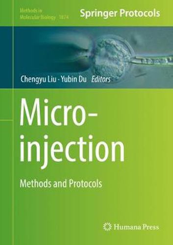 Cover image for Microinjection: Methods and Protocols