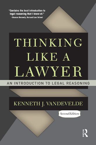 Cover image for Thinking Like a Lawyer: An Introduction to Legal Reasoning