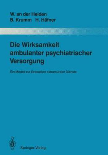 Cover image for Die Wirksamkeit Ambulanter Psychiatrischer Versorgung