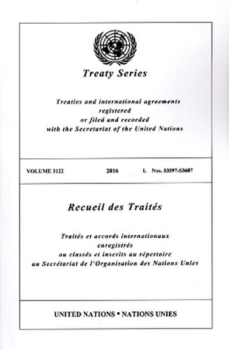 Treaty Series 3122 (English/French Edition)