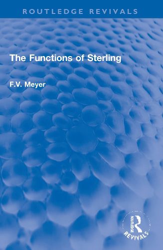 Cover image for The Functions of Sterling