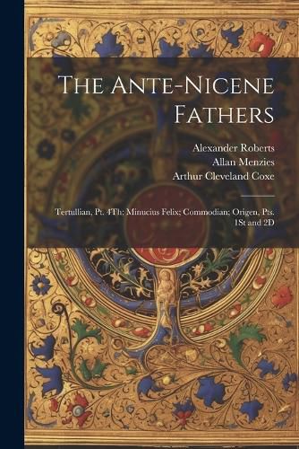 Cover image for The Ante-Nicene Fathers