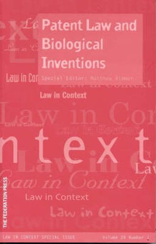 Cover image for Patent Law and Biological Conventions