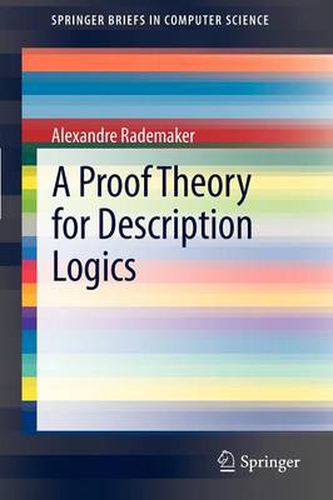 Cover image for A Proof Theory for Description Logics