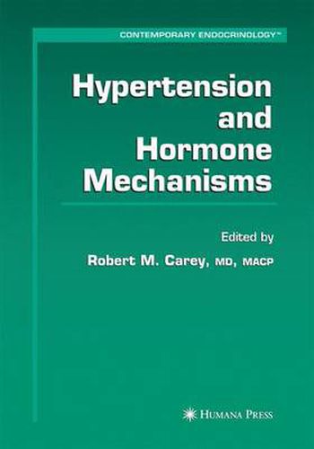 Cover image for Hypertension and Hormone Mechanisms