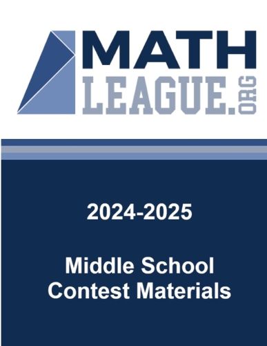 Cover image for 2024-2025 Middle School Contest Materials